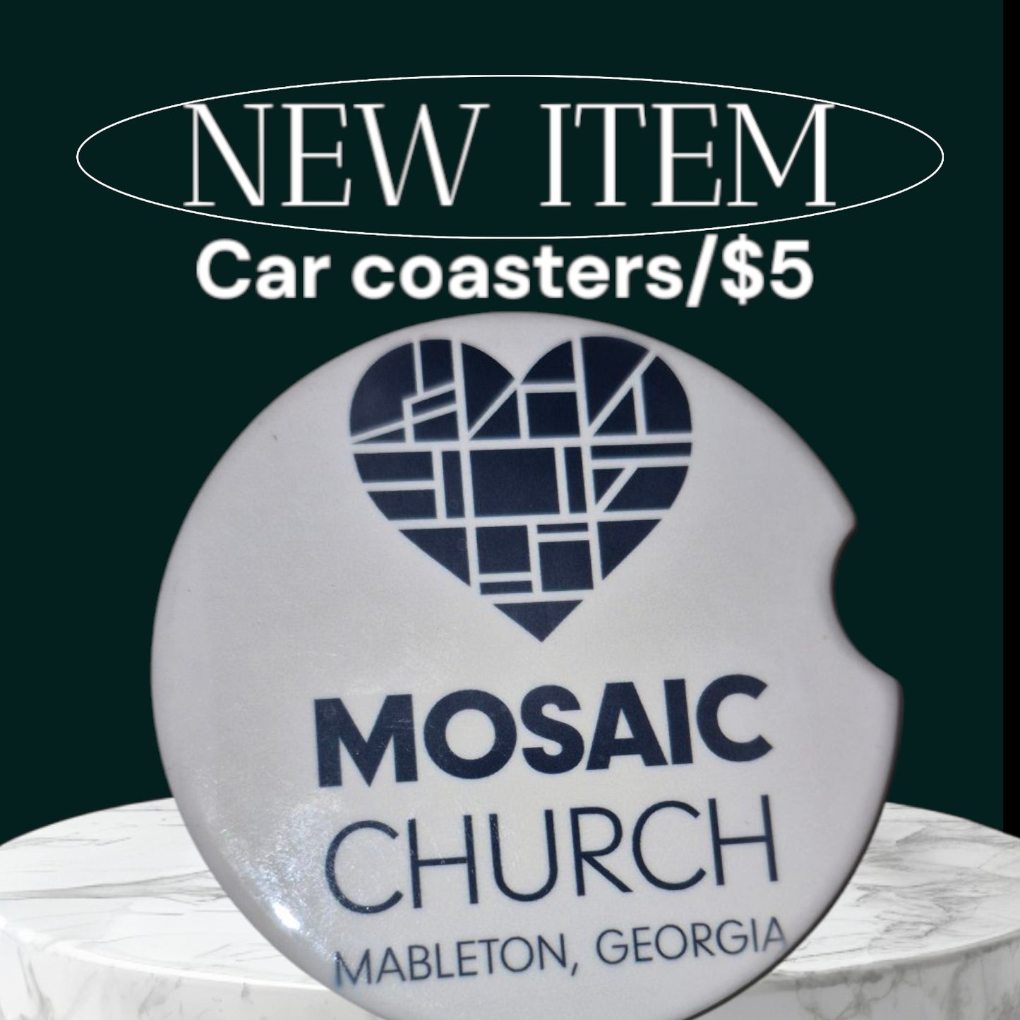 Mosaic Car Coasters
