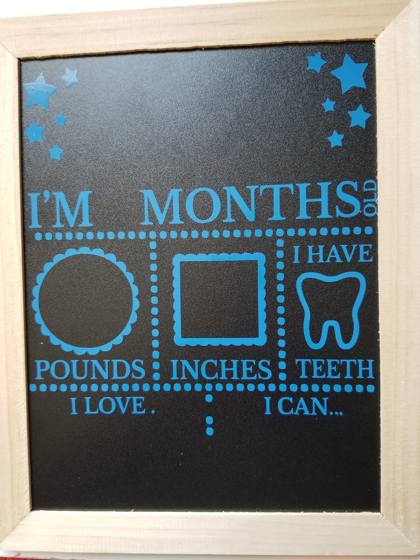 Birth Stats- Canvas/Chalkboard