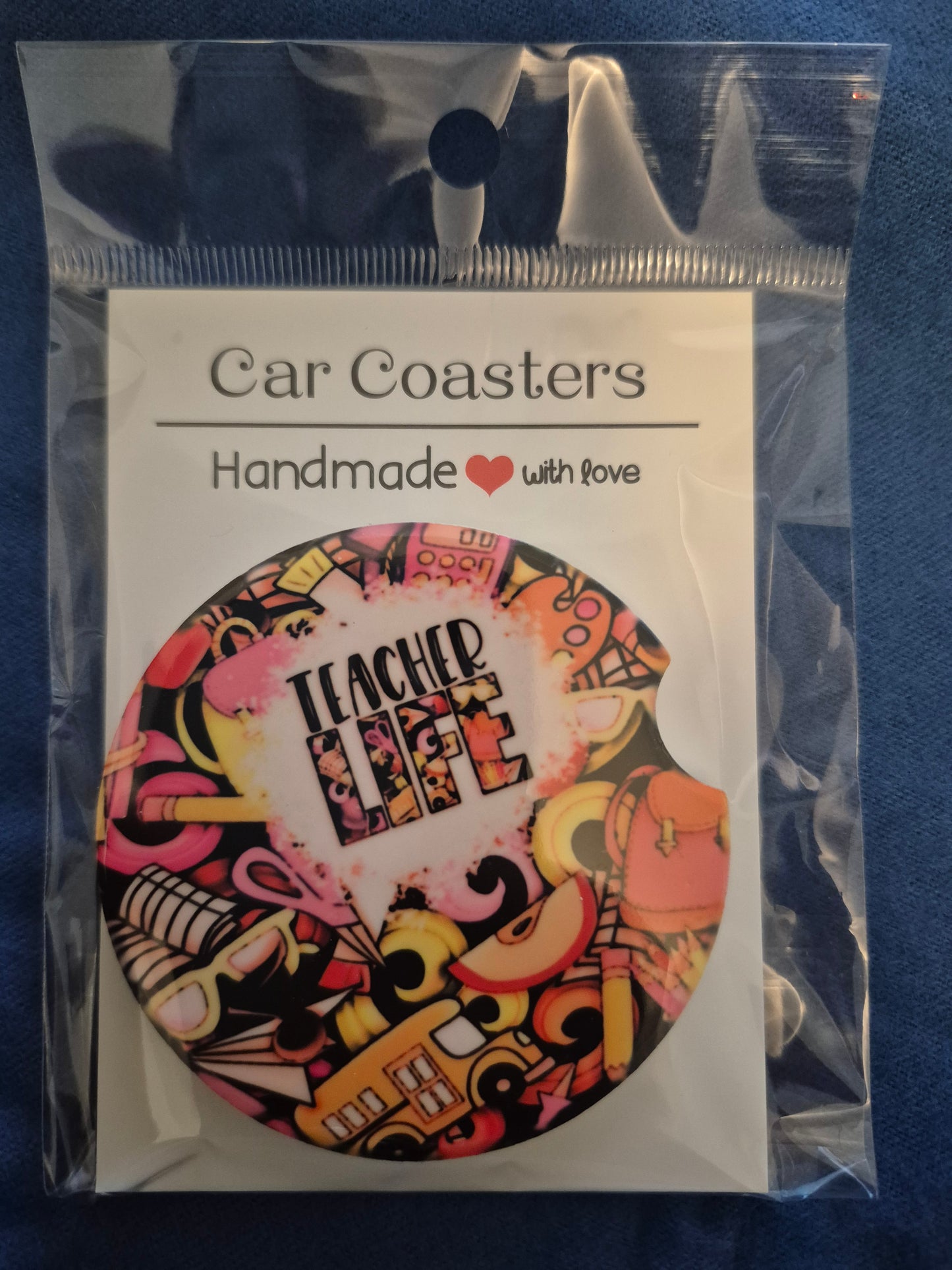 Teacher Car Coasters