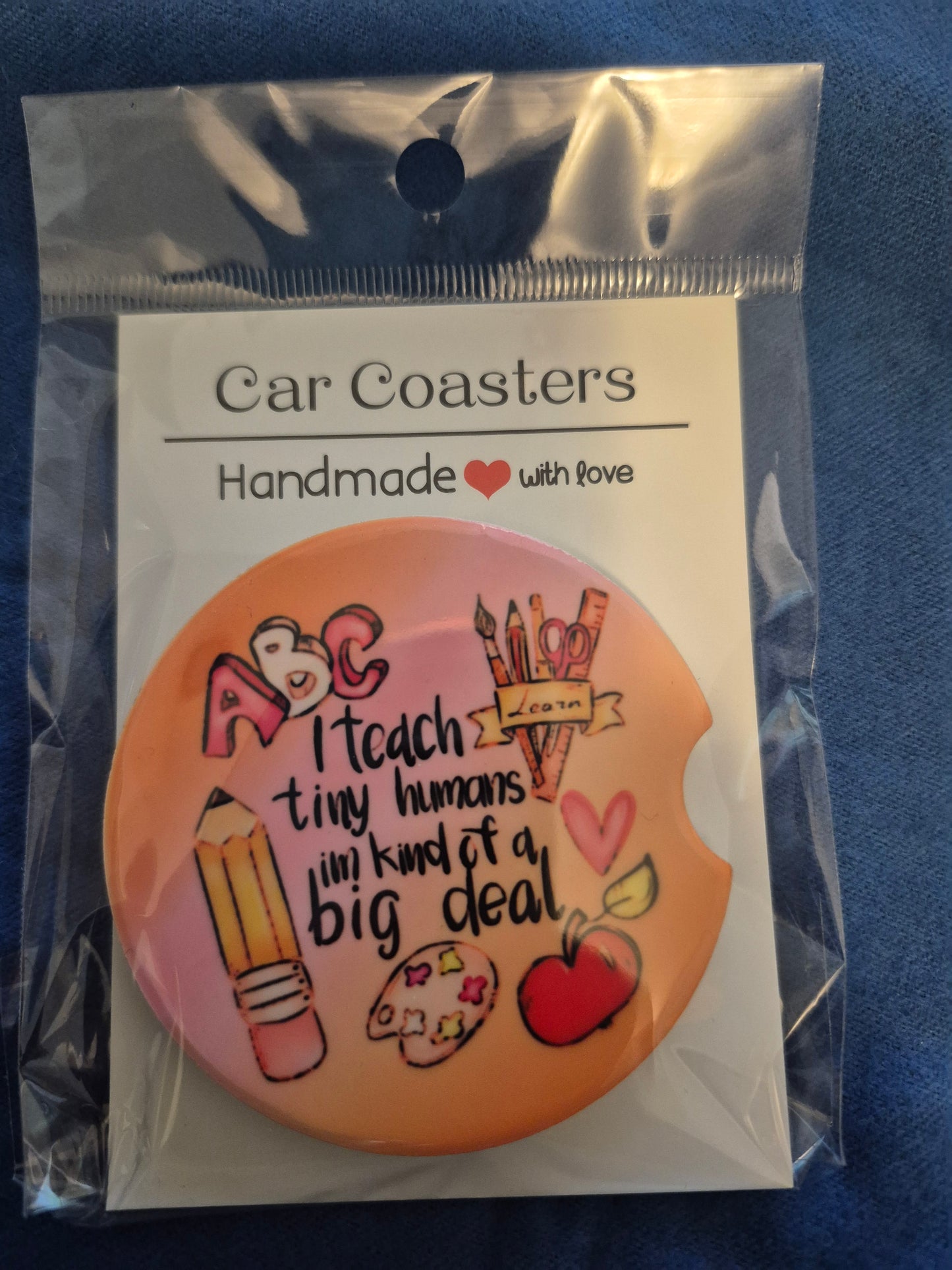 Teacher Car Coasters