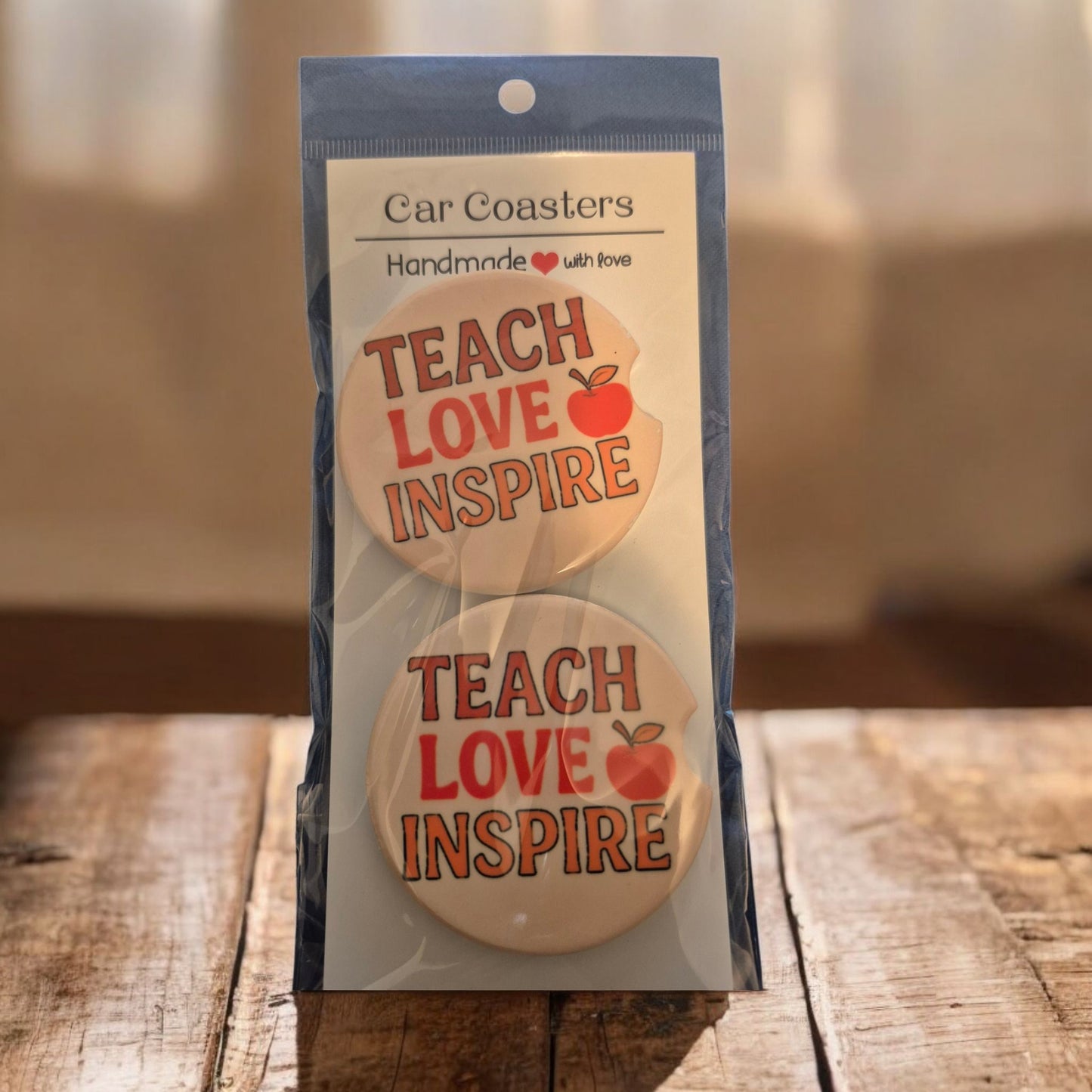Teacher Car Coasters