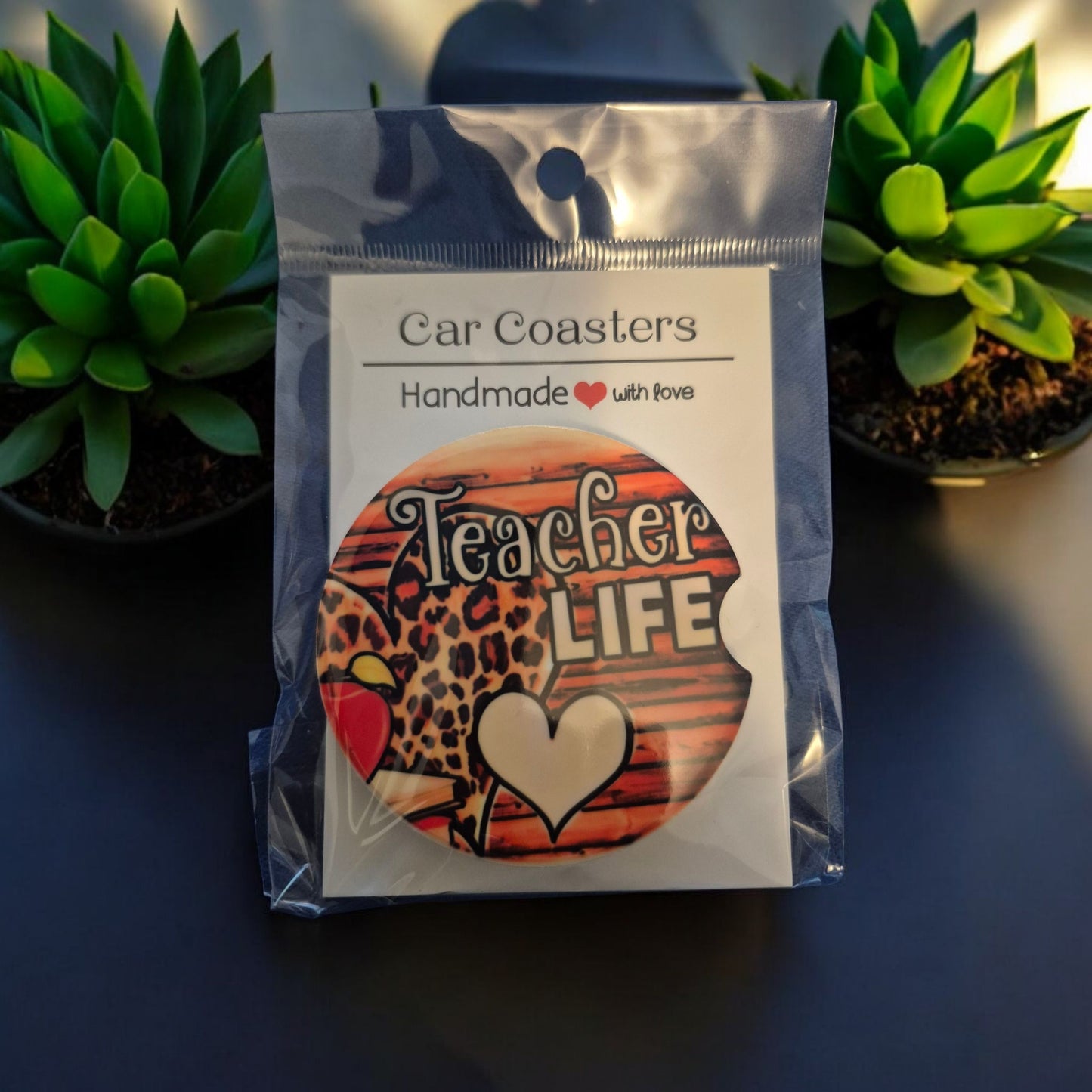 Teacher Car Coasters