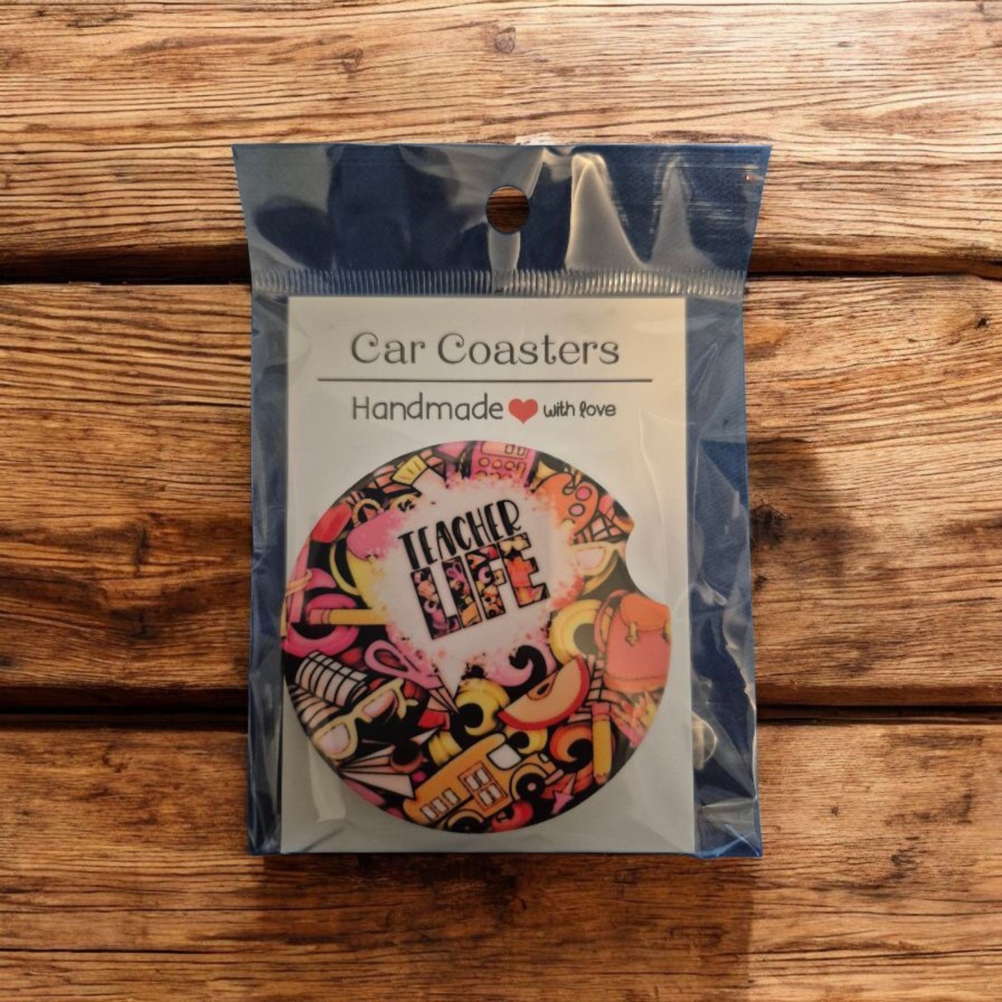 Teacher Car Coasters
