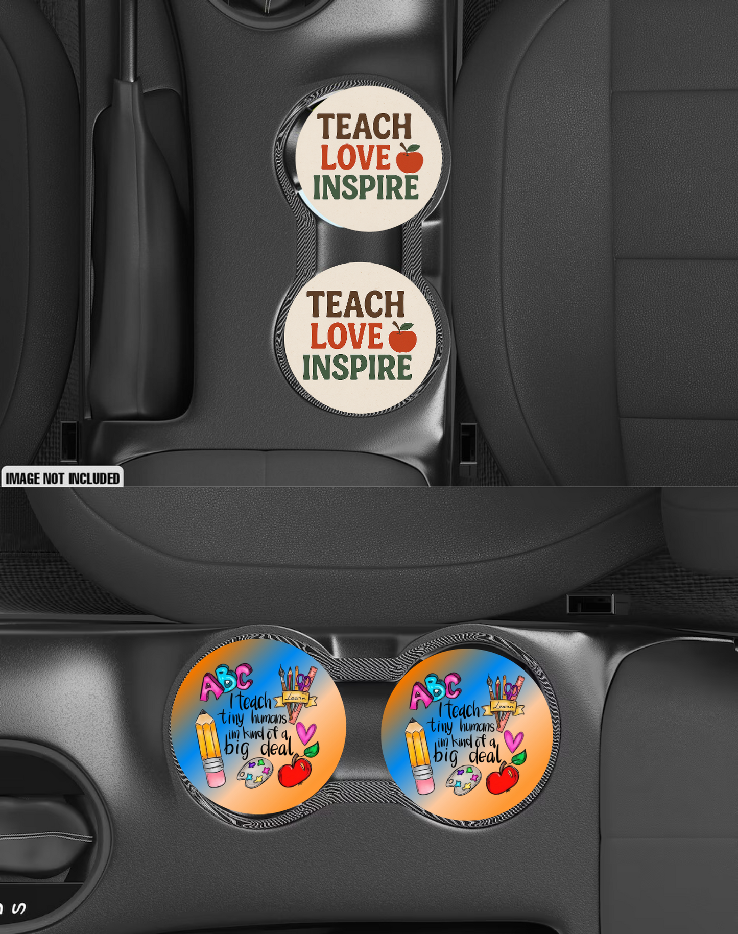 Teacher Car Coasters