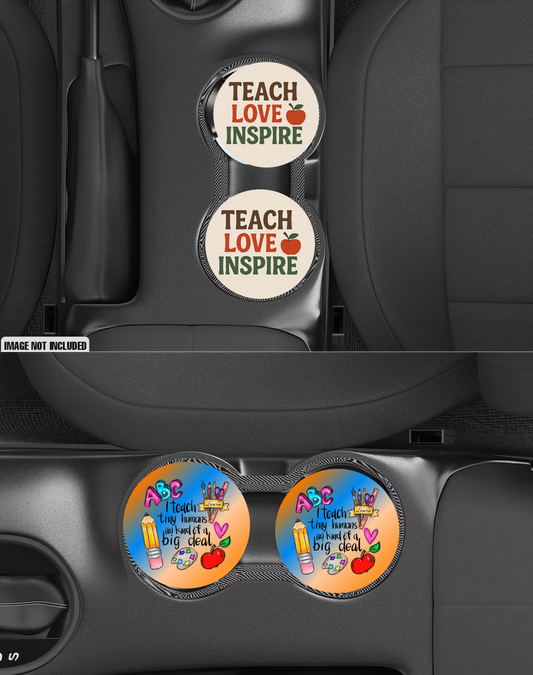 Teacher Car Coasters