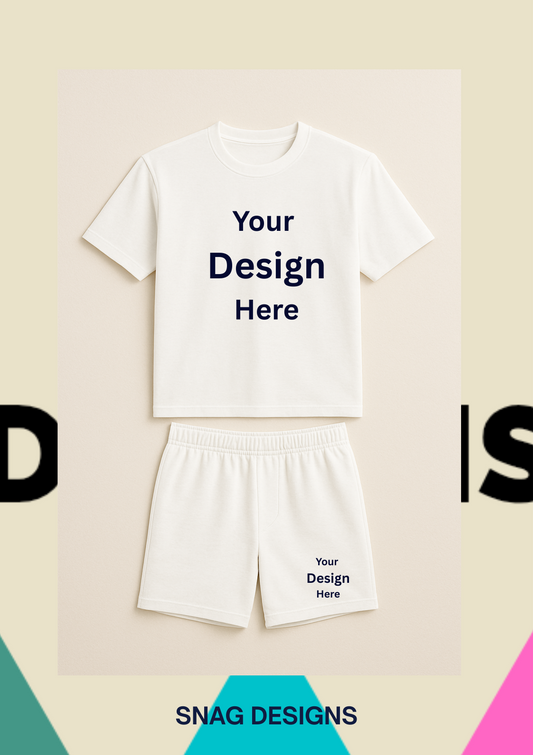 Custom T-shirt and short set